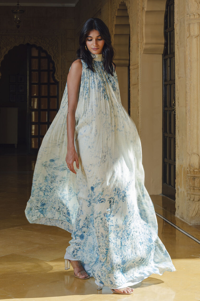 Aluma Gown - Powder Blue, Blue, image 2